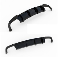 Aggressive Diffuser for Audi A6 C7.5 Facelift S line / S6 C7.5 Facelift