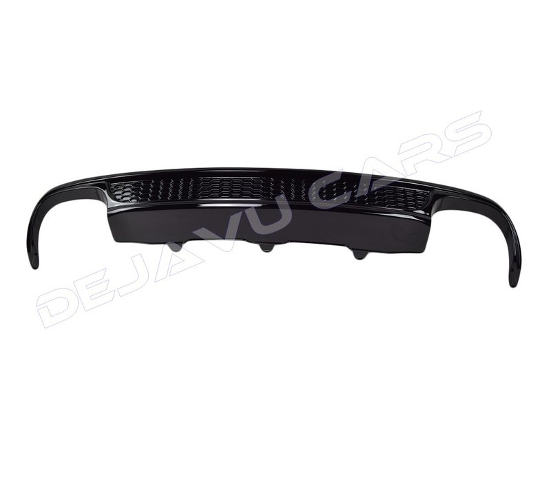 S line Look Diffuser Black Edition for Audi A4 B8