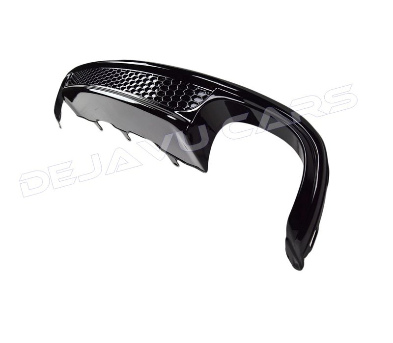 S line Look Diffuser Black Edition for Audi A4 B8