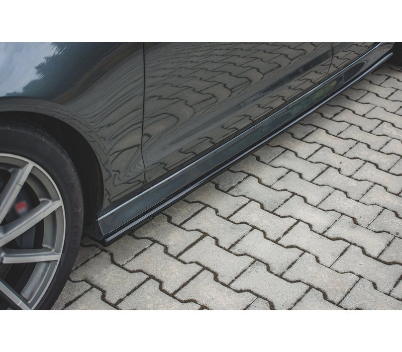Side skirts Diffuser for Audi A6 C7.5 Facelift S line / S6