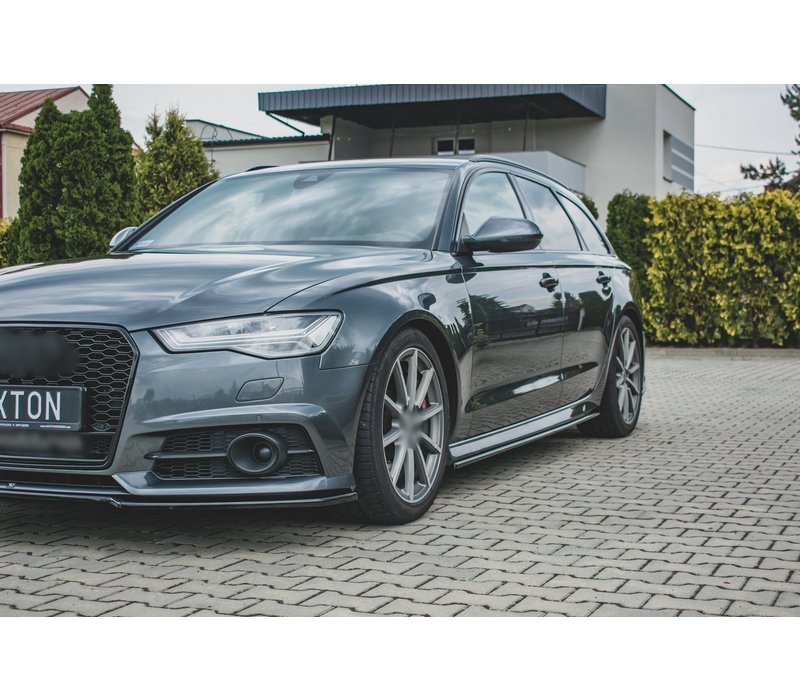 Seitenschweller Diffusor für Audi A6 C7.5 Facelift S line / S6