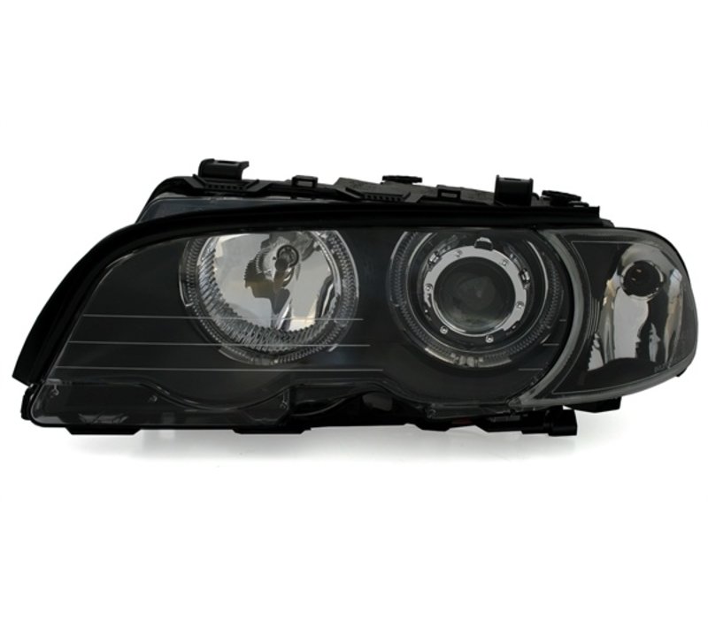 Xenon look Headlights with LED Angel Eyes for BMW 3 Series E46