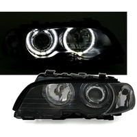 Xenon look Headlights with LED Angel Eyes for BMW 3 Series E46