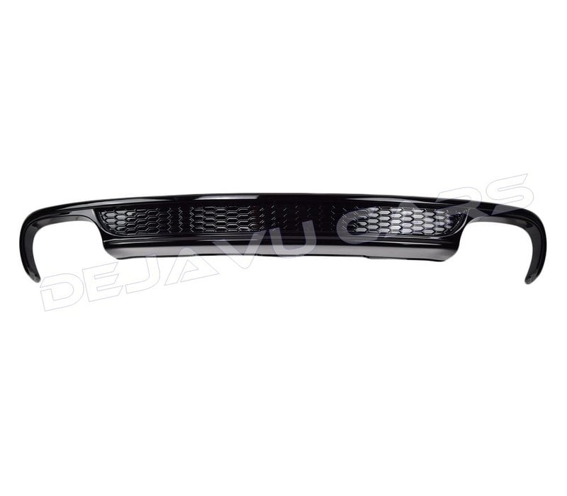 S line Look Diffuser Black Edition for Audi A4 B8.5