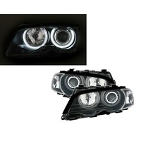 Xenon look Headlights with CCFL Angel Eyes for BMW 3 Series E46