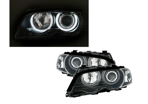 Eagle Eyes Xenon Look Koplampen met CCFL Angel Eyes voor BMW 3 Serie E46