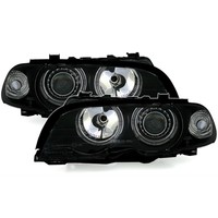 Xenon look Headlights with Angel Eyes for BMW 3 Series E46