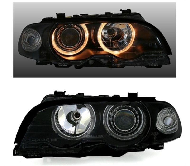 Lieve Wig Dicteren D2S Xenon Koplampen met Angel Eyes voor BMW 3 Serie E46 - WWW.DEJAVUCARS.EU