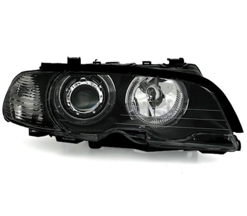 Xenon look Headlights with LED Angel Eyes for BMW 3 Series E46