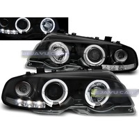 Xenon look Headlights with Angel Eyes for BMW 3 Series E46