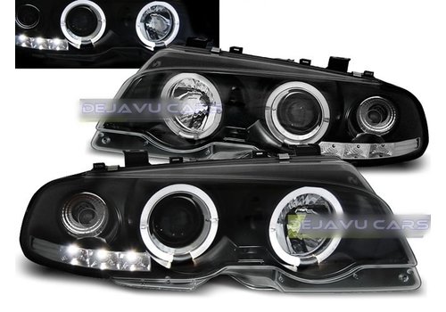 Eagle Eyes Xenon look Headlights with Angel Eyes for BMW 3 Series E46