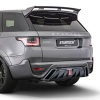 Achterbumper met Carbon diffuser voor Range Rover Sport 2018