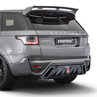 Rear Bumper with Carbon diffuser for Range Rover Sport 2018