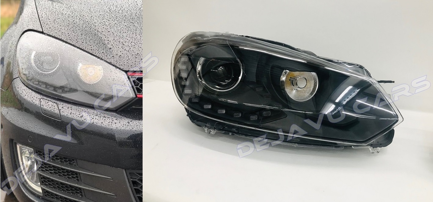 R20 Xenon Look LED Headlights for Volkswagen Golf 6 