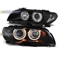 Xenon look Headlights with Angel Eyes for BMW 3 Series E46