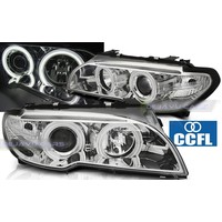 Xenon Look Koplampen met CCFL Angel Eyes voor BMW 3 Serie E46