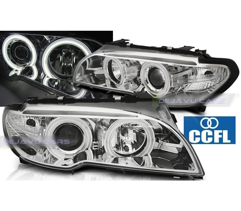 Xenon look Headlights with CCFL Angel Eyes for BMW 3 Series E46