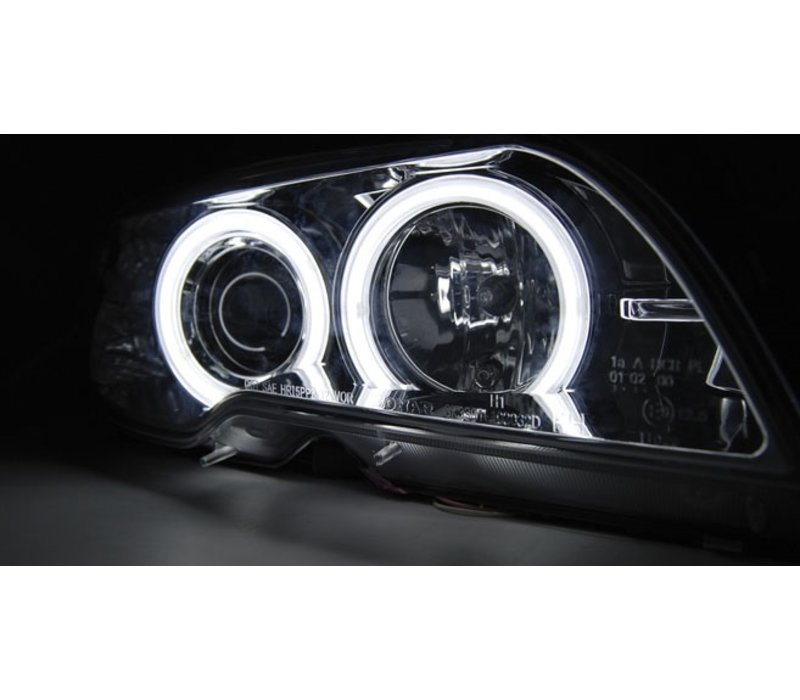 Xenon Look Koplampen met CCFL Angel Eyes voor BMW 3 Serie E46