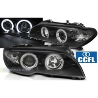 Xenon Look Koplampen met CCFL Angel Eyes voor BMW 3 Serie E46