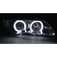 D2S Xenon Headlights with CCFL Angel Eyes for BMW 3 Series E46