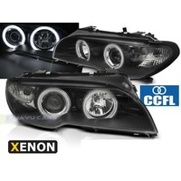 D2S Xenon Headlights with CCFL Angel Eyes for BMW 3 Series E46