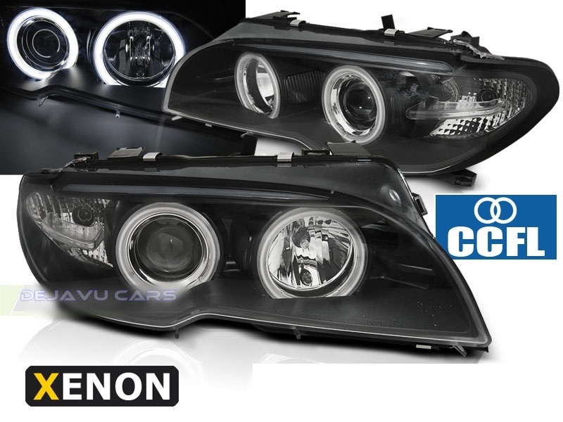 D2S Xenon Headlights with CCFL Angel BMW 3 Series E46 WWW.DEJAVUCARS.EU