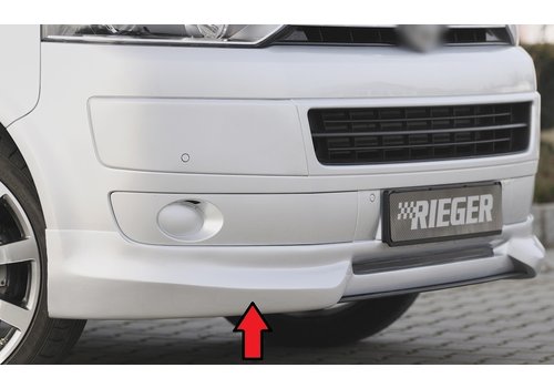 Rieger Tuning Front Spoiler lip for Volkswagen Transporter T5