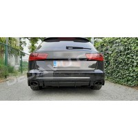 RS6 Look Diffuser voor Audi A6 C7.5 Facelift S line / S6