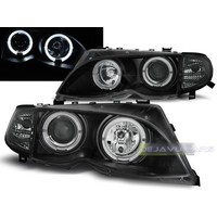 Xenon look Headlights with Angel Eyes for BMW 3 Series E46