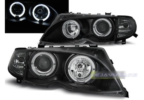 Sonar Xenon look Headlights with Angel Eyes for BMW 3 Series E46