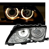 Xenon look Headlights with Angel Eyes for BMW 3 Series E46