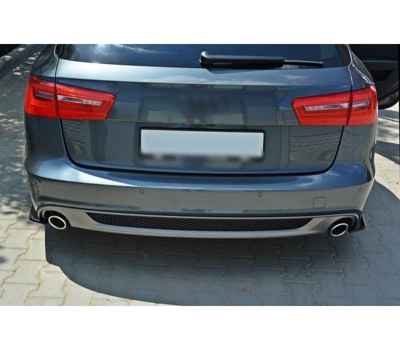 Rear splitter for Audi A6 C7 S line Avant