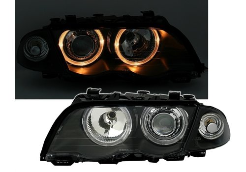 DEPO Xenon look Headlights with Angel Eyes for BMW 3 Series E46