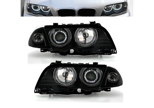 Eagle Eyes Xenon look Headlights with CCFL Angel Eyes for BMW 3 Series E46