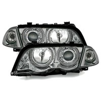 Xenon look Headlights with CCFL Angel Eyes for BMW 3 Series E46