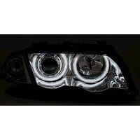 Xenon look Scheinwerfer mit CCFL Angel Eyes für BMW 3 Serie E46