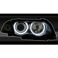 Xenon look Scheinwerfer mit CCFL Angel Eyes für BMW 3 Serie E46