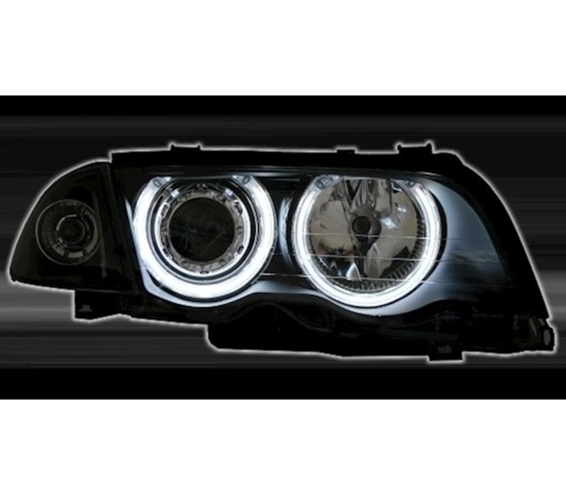 Xenon look Headlights with CCFL Angel Eyes for BMW 3 Series E46