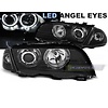 Eagle Eyes Xenon look Headlights with LED Angel Eyes for BMW 3 Series E46