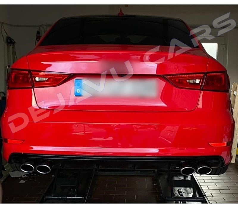 S3 Look Sport Auspuffanlage für Audi A3 8V Limousine