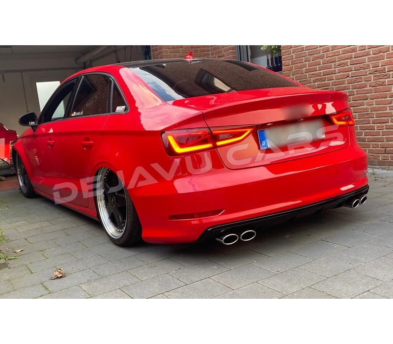 S3 Look Sport Exhaust system for Audi A3 8V Sedan