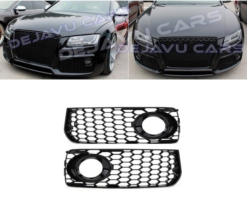 RS Look Fog Light Grilles for Audi A5 / S5 / S line