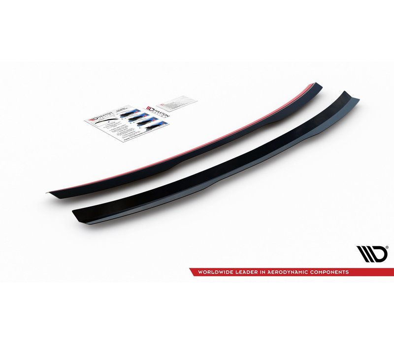 Tailgate spoiler lip for Audi A4 B8 / B8.5 / S line