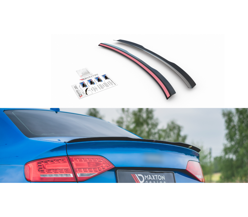 Tailgate spoiler lip for Audi A4 B8 / B8.5 / S line