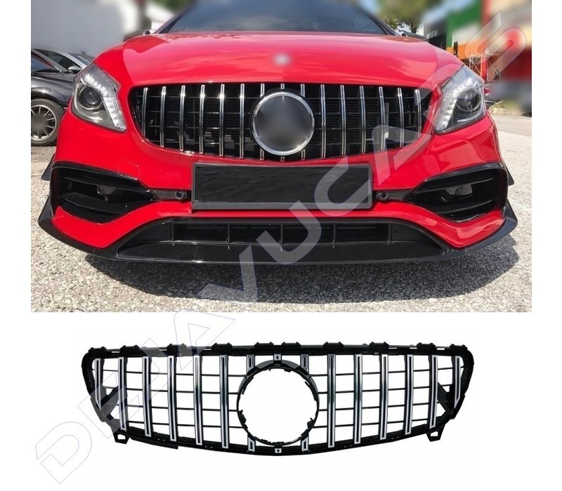 GT-R Panamericana Look Front Grill for Mercedes Benz A-Class W176 Facelift