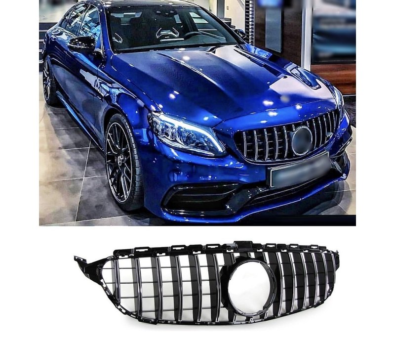 GT-R Panamericana AMG Look Front Grill voor Mercedes Benz C-Klasse W205 S205 C205 A205