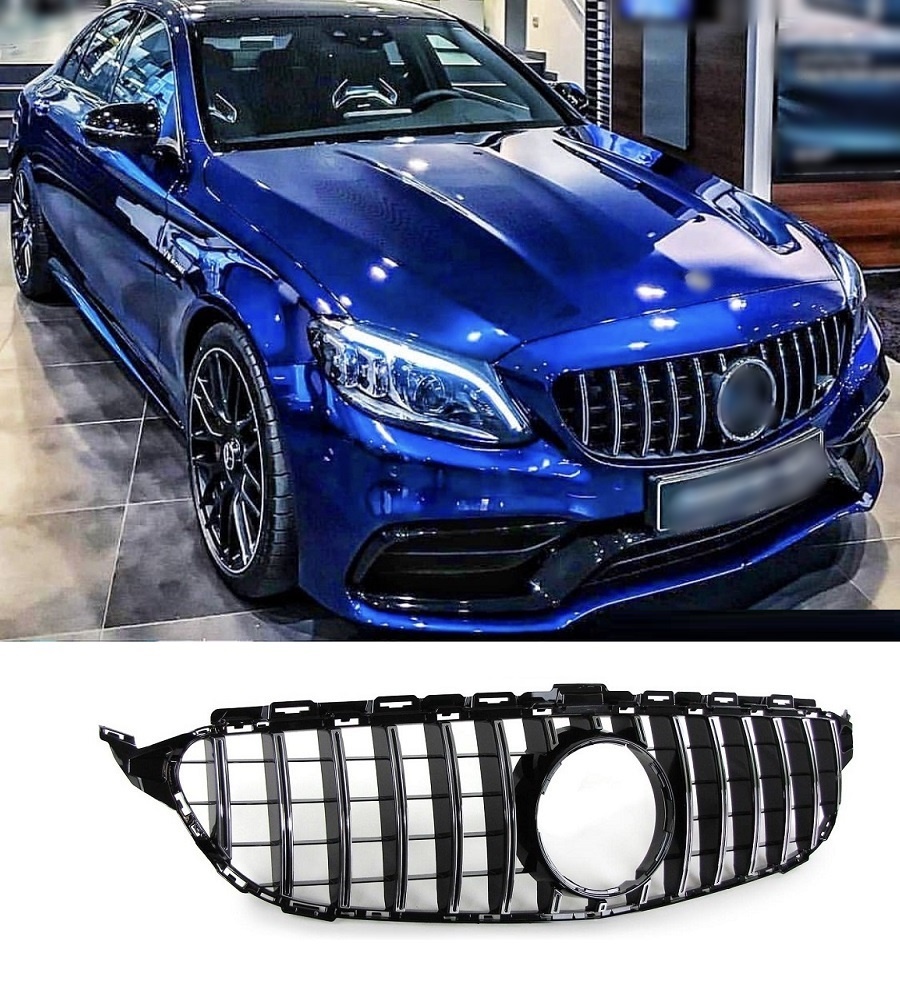 GT-R Panamericana Look Front Grill for Mercedes Benz C-Class W205 