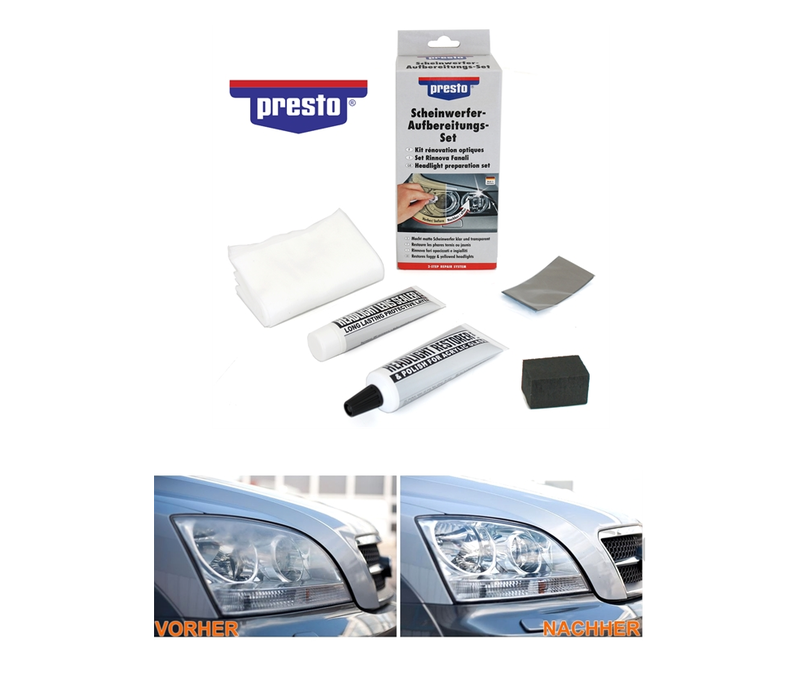 Headlight polishing set