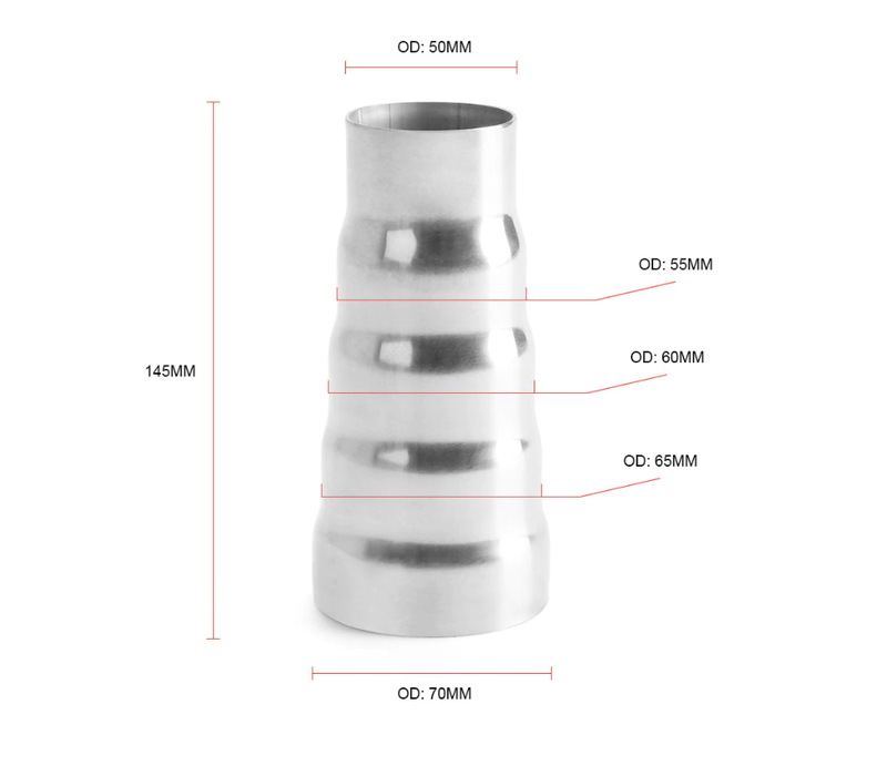 Exhaust Adapter Reducer (Stainless Steel)