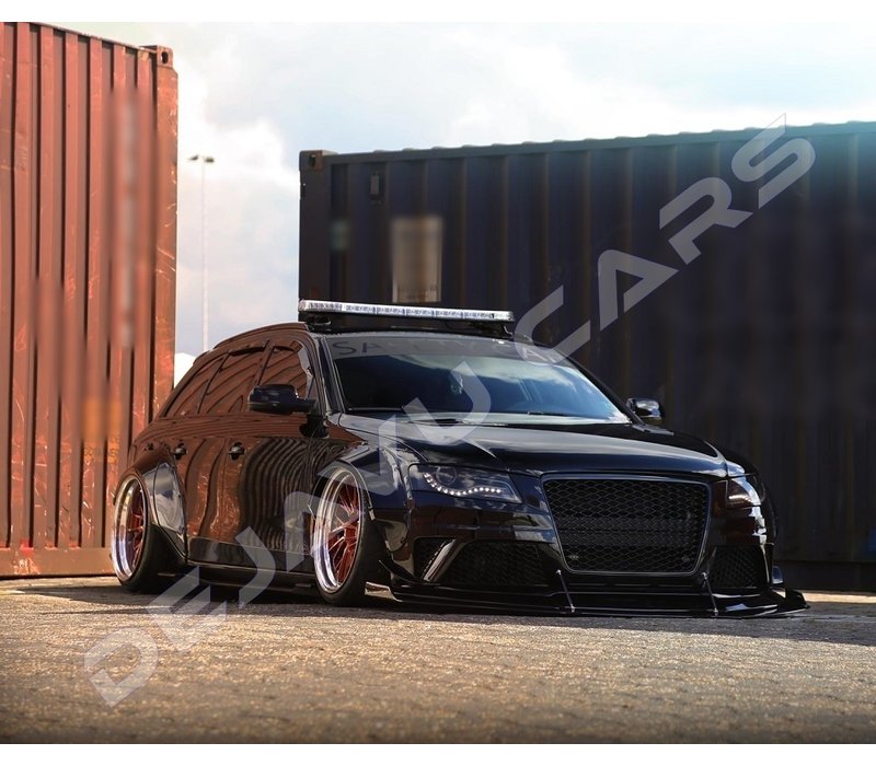 RS4 Look Kühlergrill Black Edition für Audi A4 B8